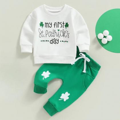 Baby And Toddler Boys St. Patricks Day Outfit Long..