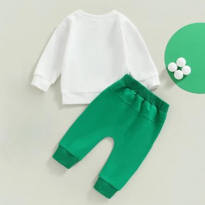 Baby And Toddler Boys St. Patricks Day Outfit Long..