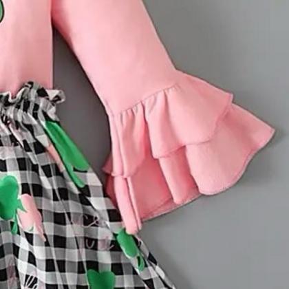 Baby And Toddler Girls Pink Green St. Patrick..