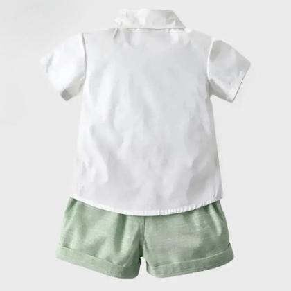 Baby Toddler Boys Easter Outfit Short Sleeve..